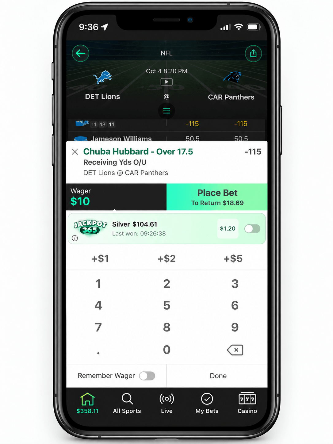 bet365 NFL